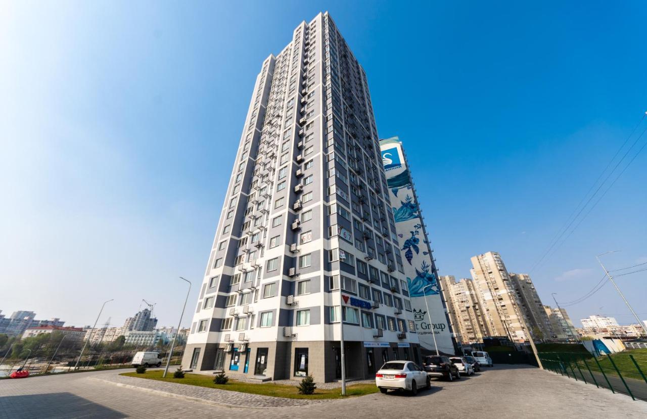 Квартира В Жк Лебединый, Ревуцкого 40 В, Метро Харьковская Позняки Kiev Extérieur photo